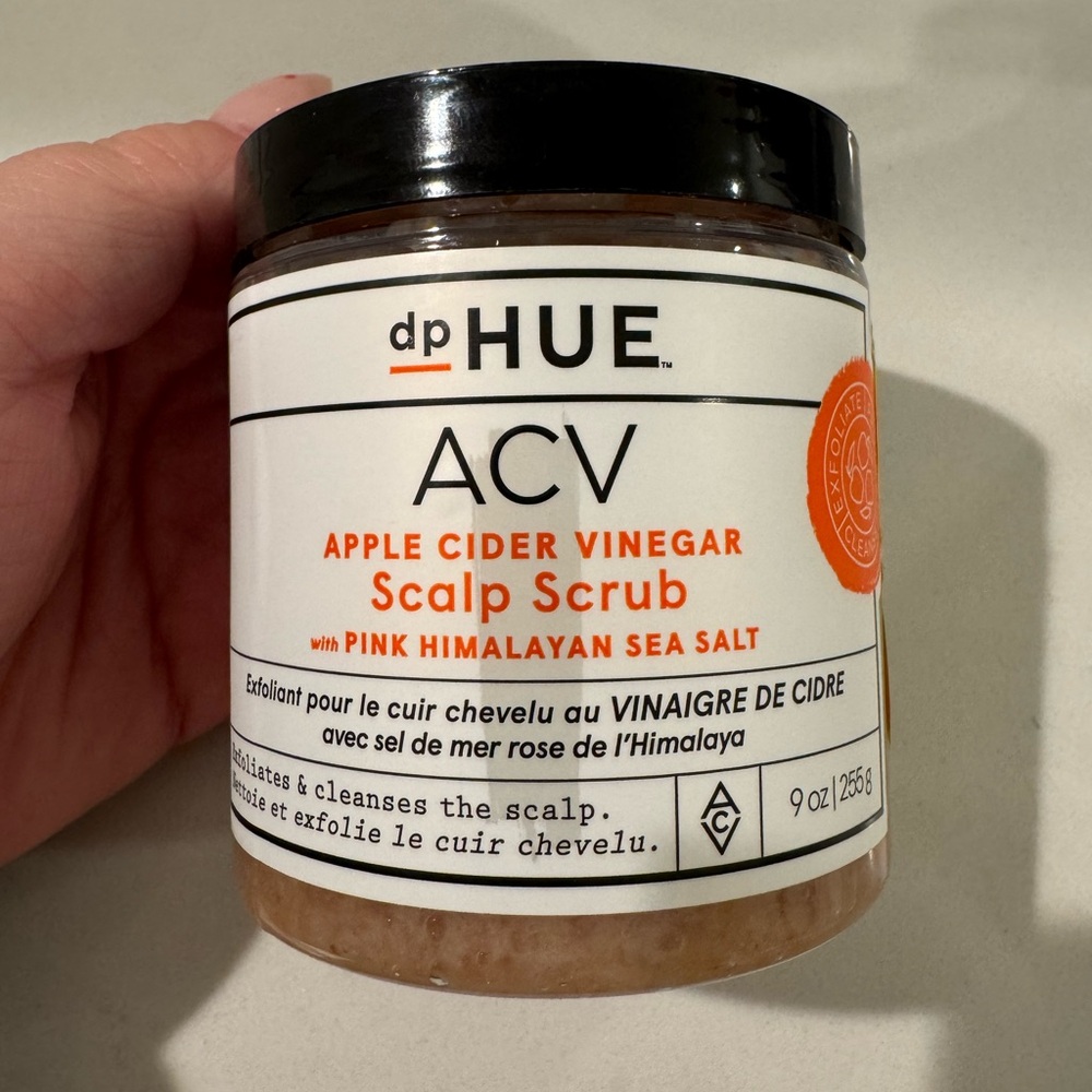 dpHUE Apple Cider Vinegar Scalp Scrub With Pink Himalayan Sea Salt